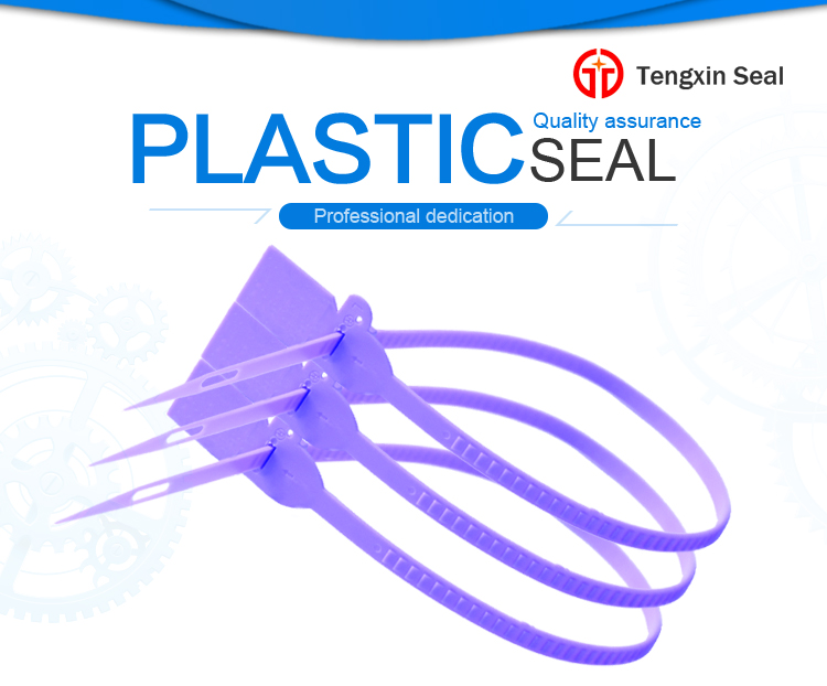 TX-PS211 Adjustable Length Plastic Seal With Yellow Color