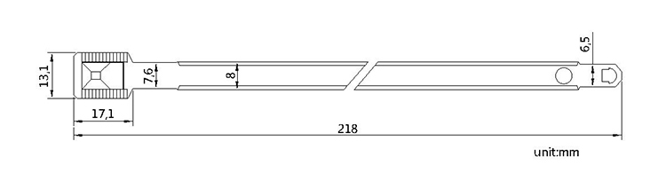 Random Start Sequential Numbering metal seal tag CAD