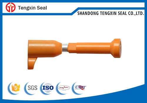 Bolt seal with barcode security seals for containers