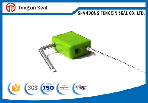 Steel wire pull tight security cable seal