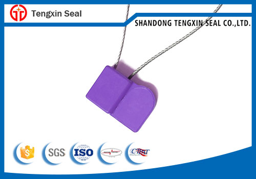 One time use anti theft numbered cable seal